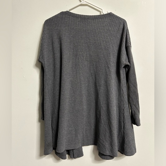 Jean Machine Grey Cardigan - Picture 2 of 3